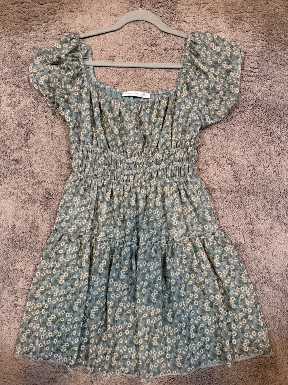 altar'd state sage green dress | Dresses | Altard State Floral Smocked Waist In ai-seo-geo-applied